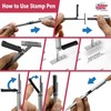 Heri Metal Signature Stamp Pen with Free Engraving - Black