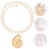 TOVINANNA Charm Necklace Shell Pendant Jewelry for Women Unique Necklace