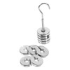 NIYANGLE 2 Sets Lab Slotted Weights Set with Hanger 100g-500g
