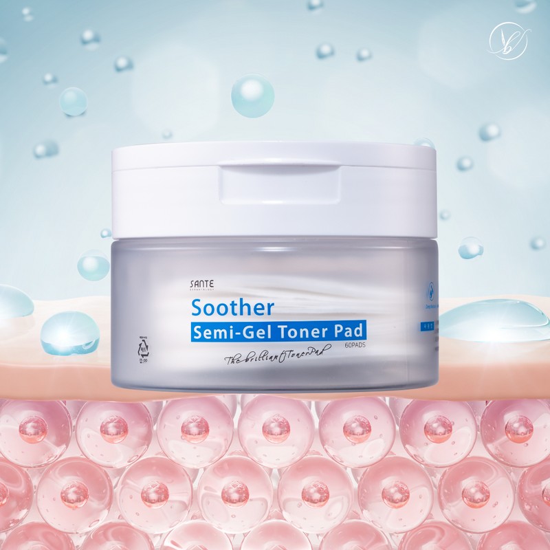 Sante Soother Semigel Toner Pad / 상떼 수더 세미겔 토너패드