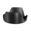 Lens Hood (Petal Design) (58mm) + Stepping Ring 49-58mm Compatible