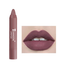 Matte Lipstick Non-Stick Lipstick, Rotating Lipstick Pen, Multiple Color Options, Cute Lipstick, Long Lasting and Easy to Carry, Cute Lip Makeup, High Color, Melting Skin Tone, Strong Adhesion,