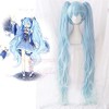 Anime Miku Hatsune Cosplay Wig Clip on 120 cm Long
