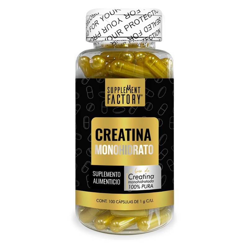 NATSA Creatina Monohidratada 100 cápsulas | 3 cápsulas diarias |
