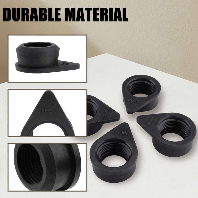 ZTTM 3/4-Inch Threaded Rubber Grommets for Rain Barrel Drain and