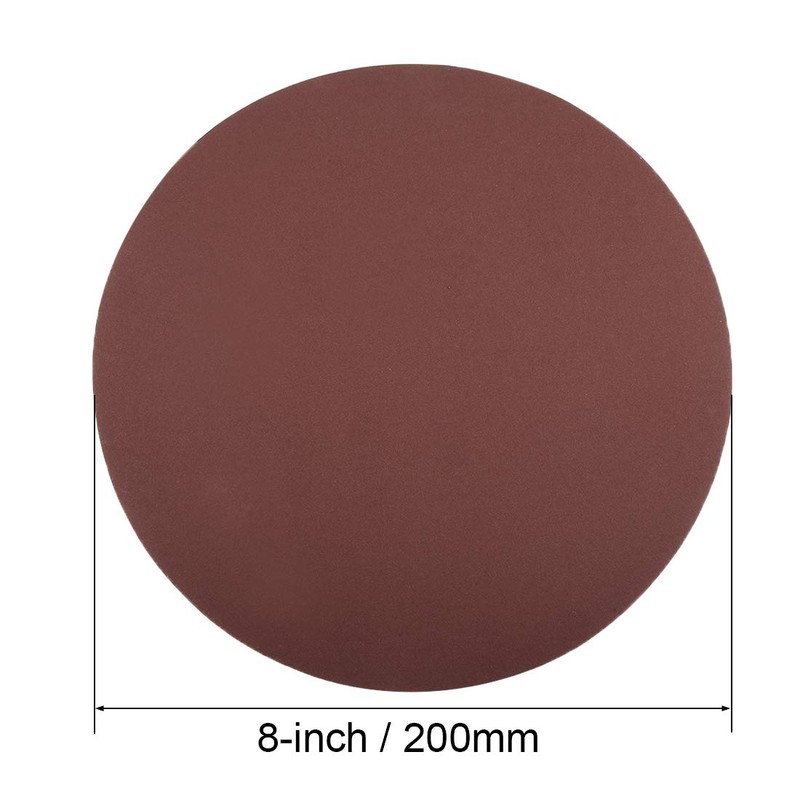 sourcing map 8" Hook and Loop Sanding Discs 80/100/120/180/240/400 Grit