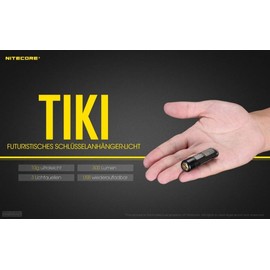 Nitecore Tiki Unisex Adult Flashlight, Black, One Size