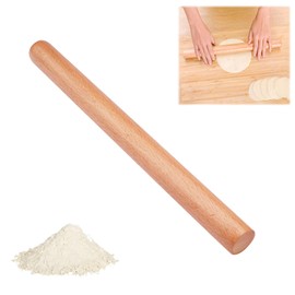 Wooden Rolling Pin, Rolling Pin, 30 cm, Rolling Pin, Wooden Rolling Pin, Baking Roll for Dough Rolls, Beech Wood Rolling Pin, for Fondant, Pizza, Cookie, Pasta Dough, Shortcrust Dough