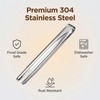Small Serving Tongs Set of 8, Stainless Steel Tongs, 6