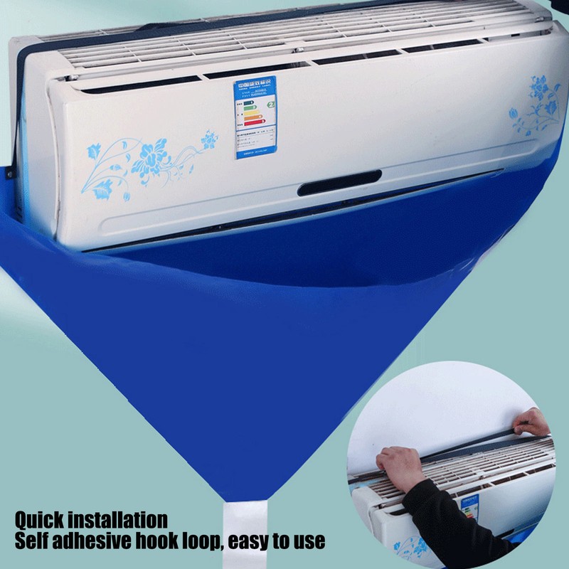 Air Conditioning Cleaning Cover Waterproof Leak Proof Thicken Double Layer