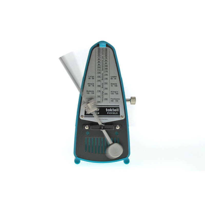 Wittner Taktell Piccolo Metronome - Neon Turquoise