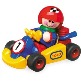 Spielset Go Kart mit Spielfigur, First Friends, ab 12 Monaten, ca. 17 x 11,5 x 8 cm