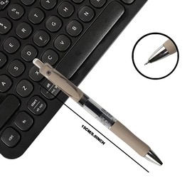 Smooth Writing Pen, Black Ink Fine Tip 0.5mm Press Type Pen, Cute Aesthetic Diary Pen, Suitable for Students Teachers Gift, Children's Day Gift:_Blue_3pcs