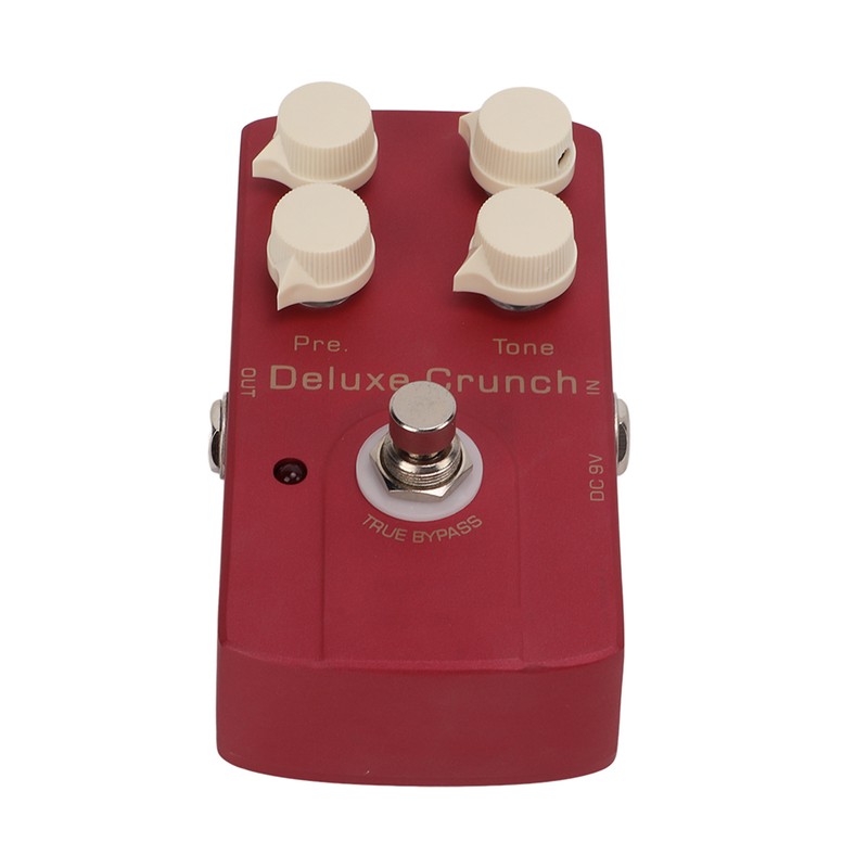 Electric Guitar Effect Pedal Deluxe Crunch Distortion Single Instrument Accessory