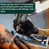 MiraPak Black Nitrile Disposable Gloves 6 Mil Extra Strength, Food-Safe,Latex