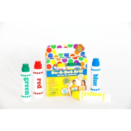 Do A Dot Art! Set of 4 Pack Rainbow Washable Dot Paint Markers for Kids and Toddlers, The Original Dot Markerm Made in the USA