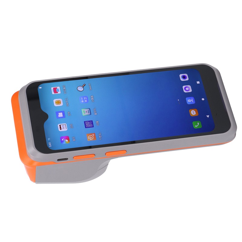 POS Receipt Printer 6.2in Touchscreen BT NFC Handheld Thermal Printer