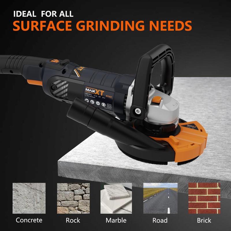 Grinder Dust Shroud, Dust Collection Attachment for Surface Grinders,Universal 4.5"/5"
