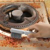 Cooktop Scraper | Kitchen Stainless Steel Scraper Stove Cleaning Brush