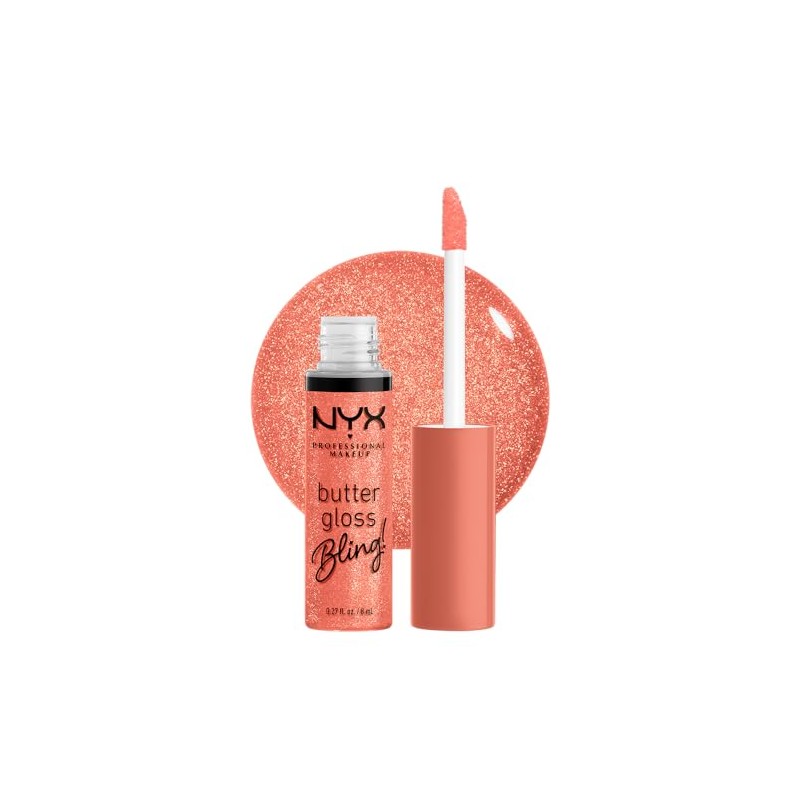 NYX Professional Makeup Butter Gloss Bling Tono Dripped Out (coral),