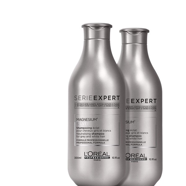 L'Oreal Professional AD1183 Serie Expert Silver Shampoo for Unisex, 10.1 Ounce