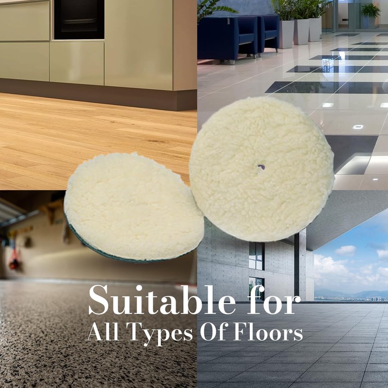 Koblenz Lambswool Pads with Foam Backing, Fits Most 6" Home