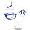 LUFF 2 Pack Folding Reading Glasses for Men/Women With Blue