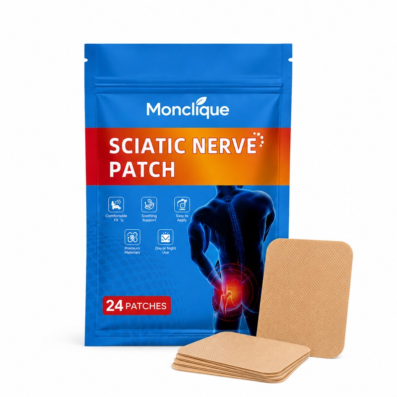 Hip & Lower Back Comfort Patches for Adults – Herbal-Inspired