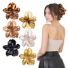 6 Pcs Flower Hair Clips for Women, Hawaiian Hibiscus Plumeria