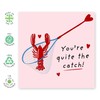 Romantic Lobster Card - You're Quite the Catch - Fun