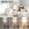 Dimmable Bedside Lamp, 3 Way Touch Control Table Lamp, Modern