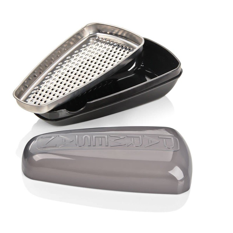 Fackelmann Parmesan Grater and Stay-Fresh Box, Parmesan Slicer, Cheese Grater