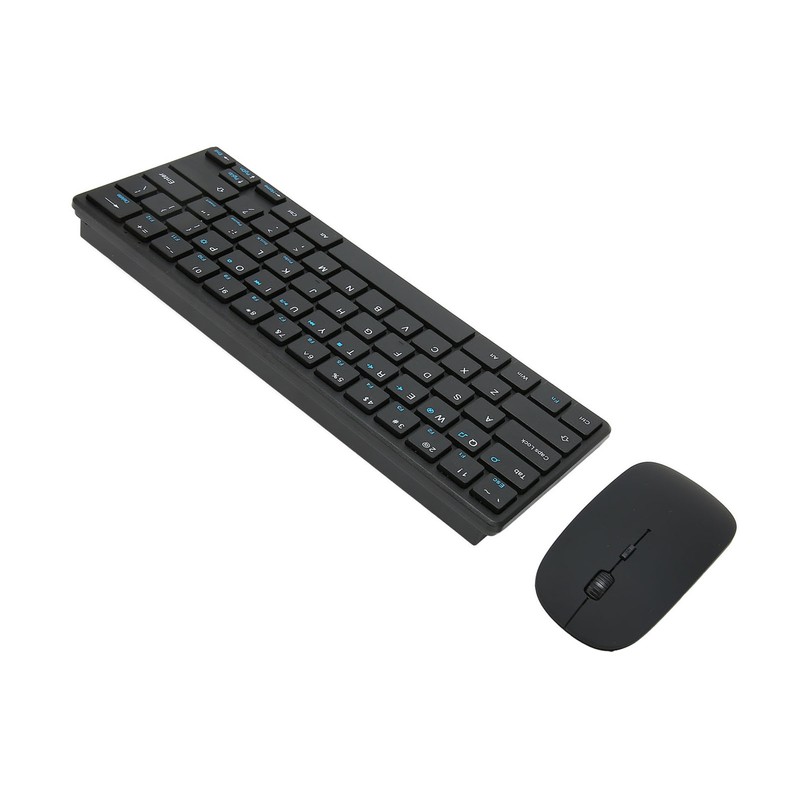 2.4G Wireless Keyboard Mouse Combo Ergonomic 64 Key Keyboard 3