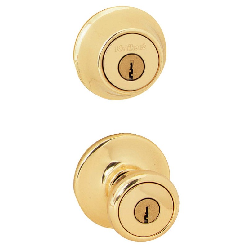 Kwikset 690 Tylo Entry Knob and Single Cylinder Deadbolt Combo