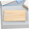 GRADENEVE 50pcs Handmade Bamboo Fan Weaving Sticks 30cm X 1.2cm
