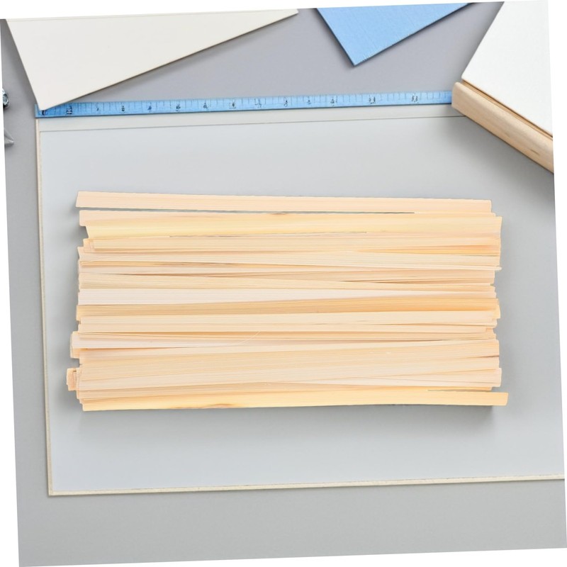 GRADENEVE 50pcs Handmade Bamboo Fan Weaving Sticks 30cm X 1.2cm