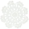 kilofly Small Handmade Crochet Round Cotton Lace Table Placemats Doilies