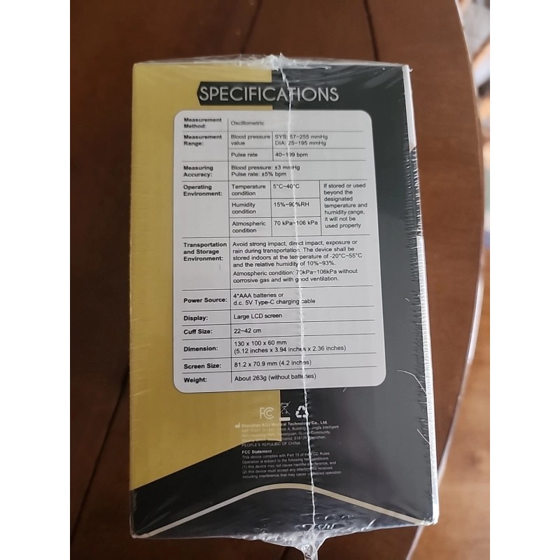 North American Wellness Talking Color Coded Cuff Blood Pressure Monitor