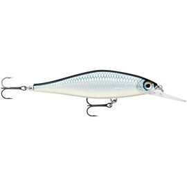 Rapala - Shadow Rap Shad Deep Fishing Lure - Fishing Tackle Plastic Body - Freshwater Spinner Bait - Slow Sinking - Running Depth: 1.5-1.8m - Size: 9cm / 12g - Made in Estonia - Baby Aspius