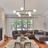 KAISITE Modern Sputnik Chandelier - 8-Light Ceiling Light Fixture Height