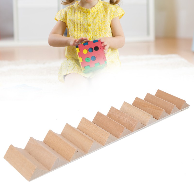 1:12 Miniature Wood Staircase DIY Step Stair Crafts Decorative Dollhouse