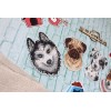 MP Studia Who Said Woof Magnets SR-409 Plastic Canvas MP