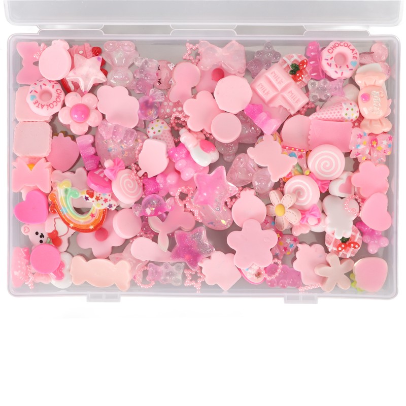 120Pcs Fake Candy Set Plastic Cute Mixed Assorted Sweets DIY