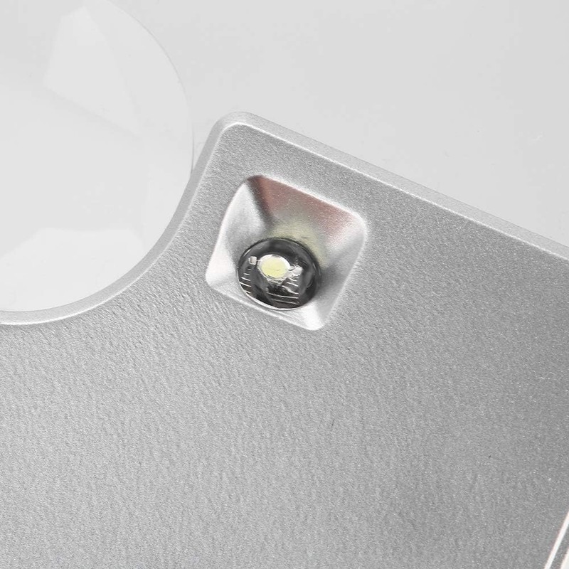 LED Pocket Magnifier Credit Card Size 3X 6X Illuminated Acrylic