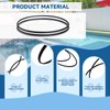 (2PCS) 805-0448 Filter Cover O-Ring for Waterway ProClean Pool Filters
