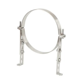 Adjustable Vent Wall Strap,Chimney Pipe Support Bracket,Heavy Duty Adjustable Wall Bracket，for Vent 8" (10" O.D.) Double Wall Insulated Chimney Pipe，All 304 Stainless Steel Material