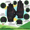 H-Cube All-Weather Microfiber Golf Gloves Men Right Handed Golfer Medium