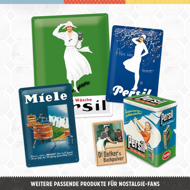 Nostalgic Art 83029 Miele Traditionsmarken, Magnet Set 9–Piece