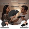 CBMZHF Black Silk Fabric Hand Fans, Chinese Fan, Folding Hand