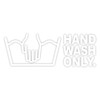 Decal Sticker 'Hand Wash Only – 10x4 cm Art No